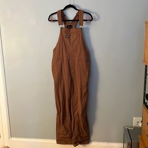 Wildfang Brown Overalls Size Large